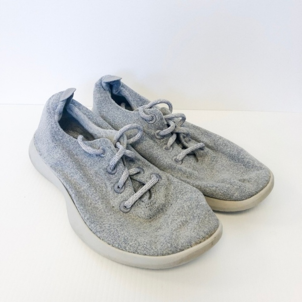 Allbirds Mens 9 Grey Wool Runner Sneakers